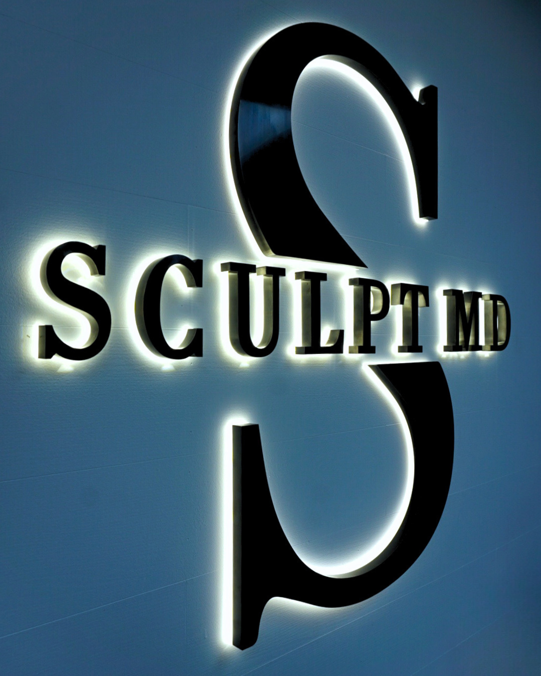 Sculpt MD Office Sign - rebrand design