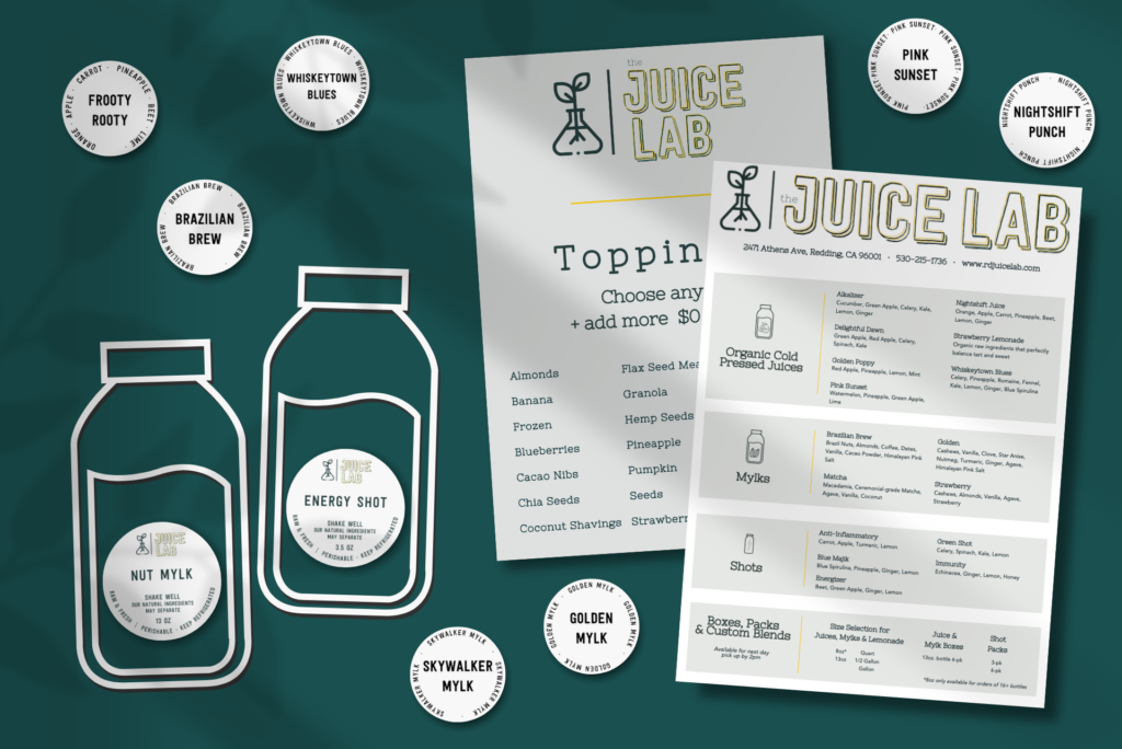 Work sample - marketing design and print design